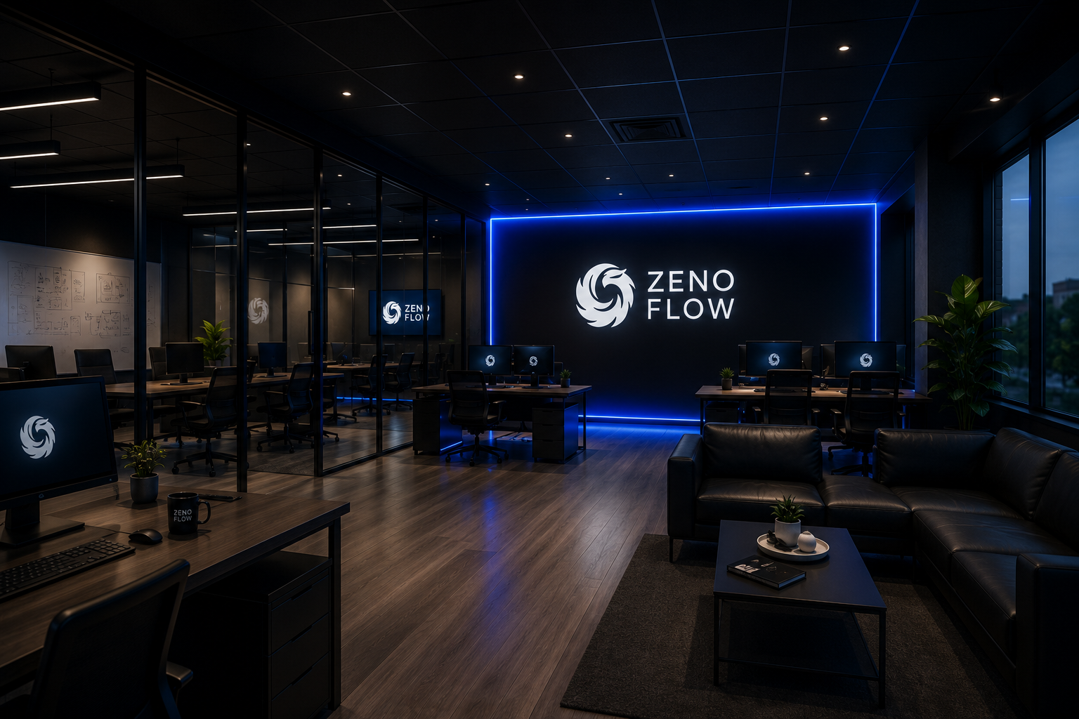 ZenoFlow's studio workspace