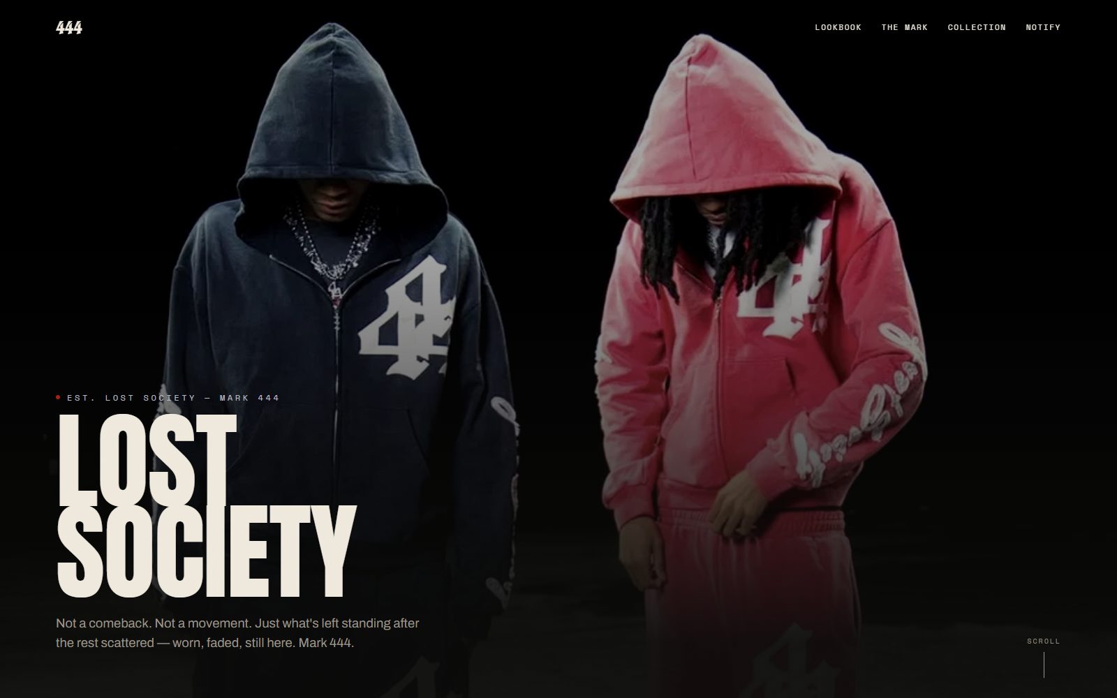 Lost Society website homepage